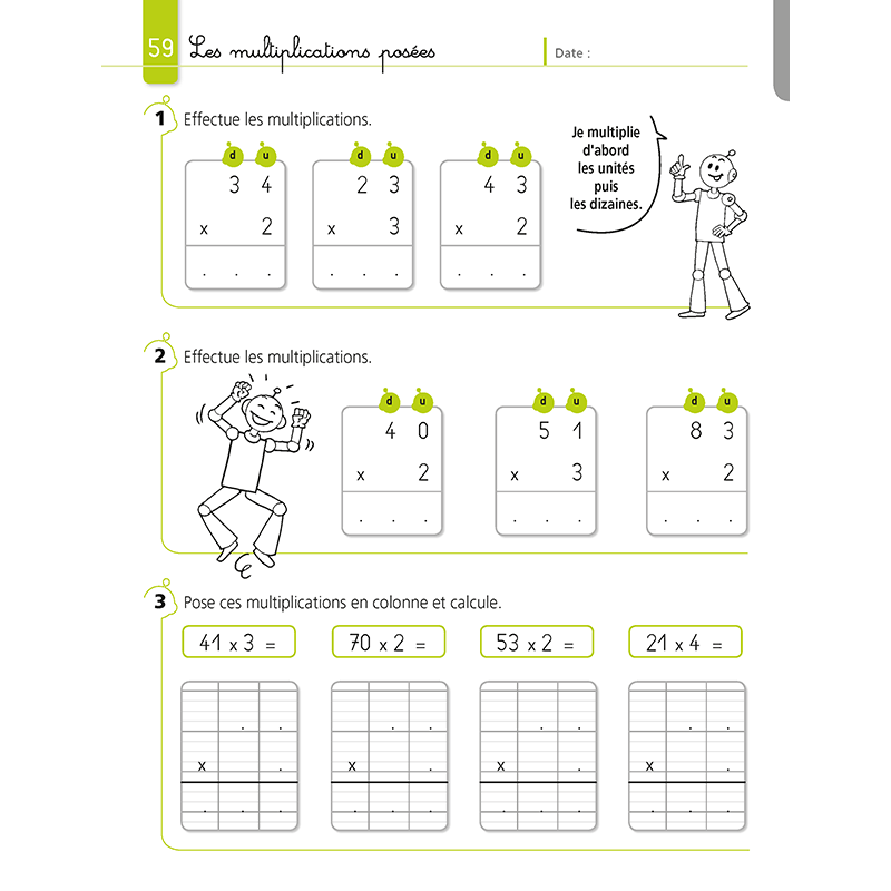 Je réussis mes calculs avec Bout de Gomme au CE2