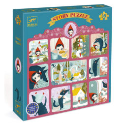 Puzzle d'histoires Le Petit Chaperon rouge 35 pcs